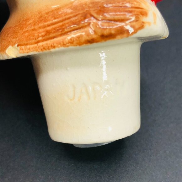 Vintage 70s Kitsch Chicken in Basket Salt Pepper Shaker Set Anthropomorphic - Picture 11 of 14